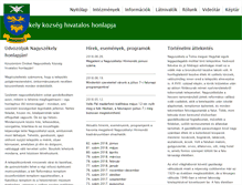 Tablet Screenshot of nagyszekely.hu